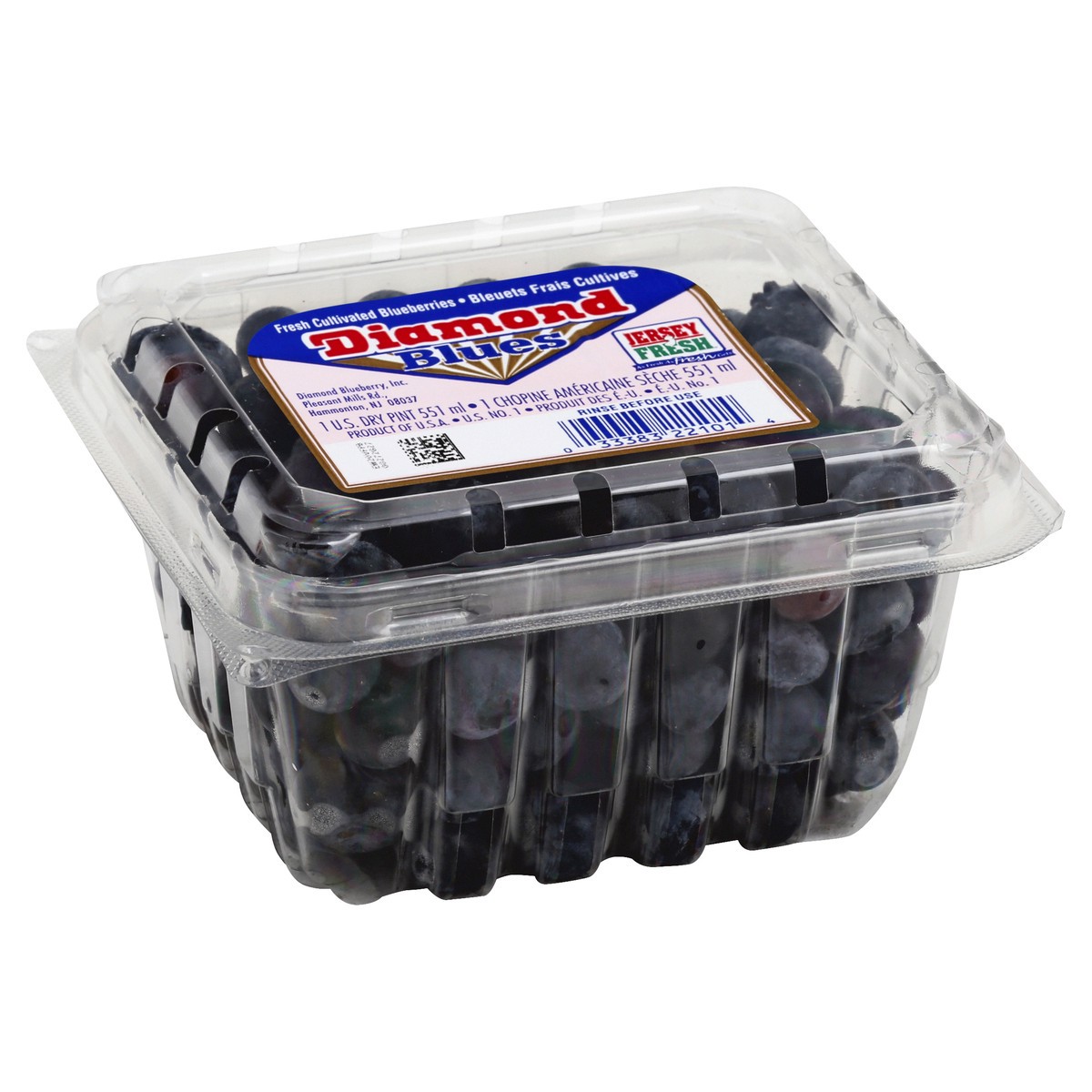 slide 4 of 11, Diamond Blues Fresh Cultivated Blueberries 1 pt, 1 pint