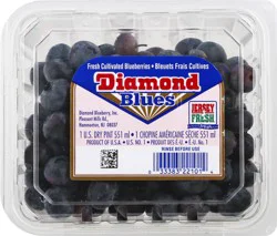 Diamond Blues Fresh Cultivated Blueberries 1 pt
