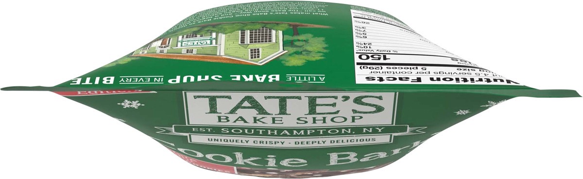 slide 12 of 13, Tate's Bake Shop Holiday Cookie Bark, Chocolate Chip Cookies with Dark Chocolate and Peppermint, Limited Edition, 4.6 oz, 4.6 oz