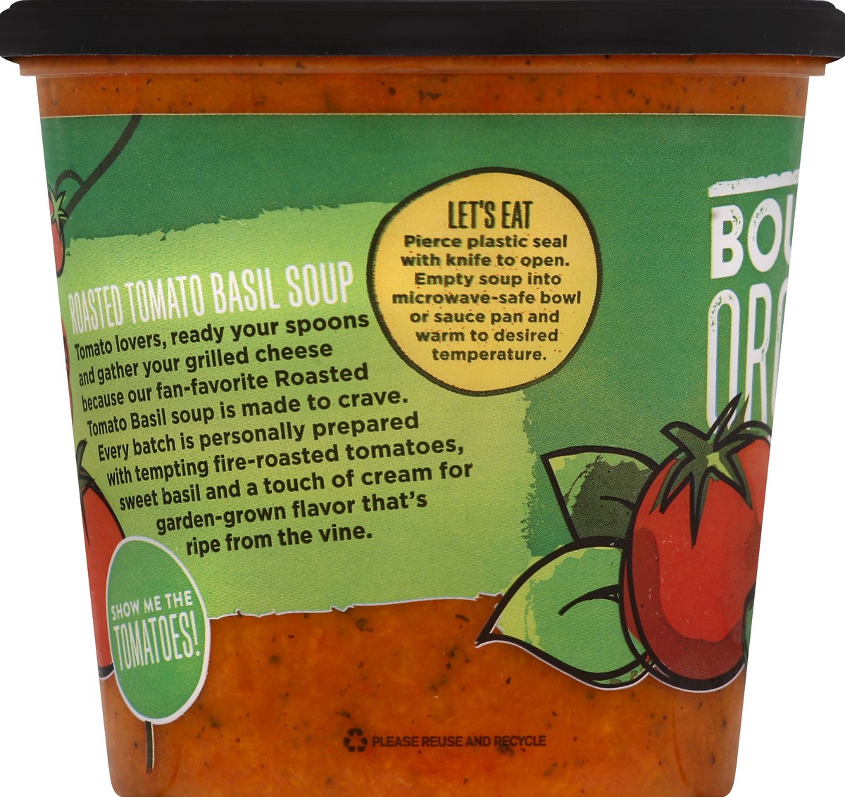 slide 3 of 7, Boulder Organic Foods Roasted Tomato Basil Soup - 24 OZ, 24 oz