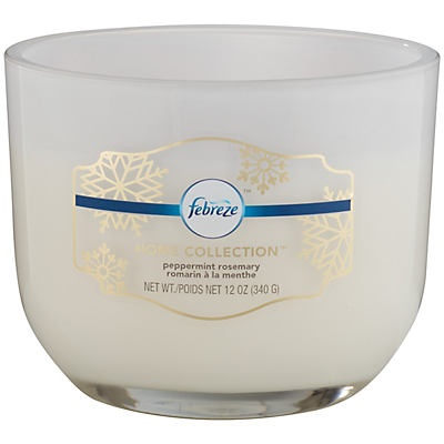 slide 1 of 1, Febreze Home Collection Rosemary Mint Candle, 12 oz