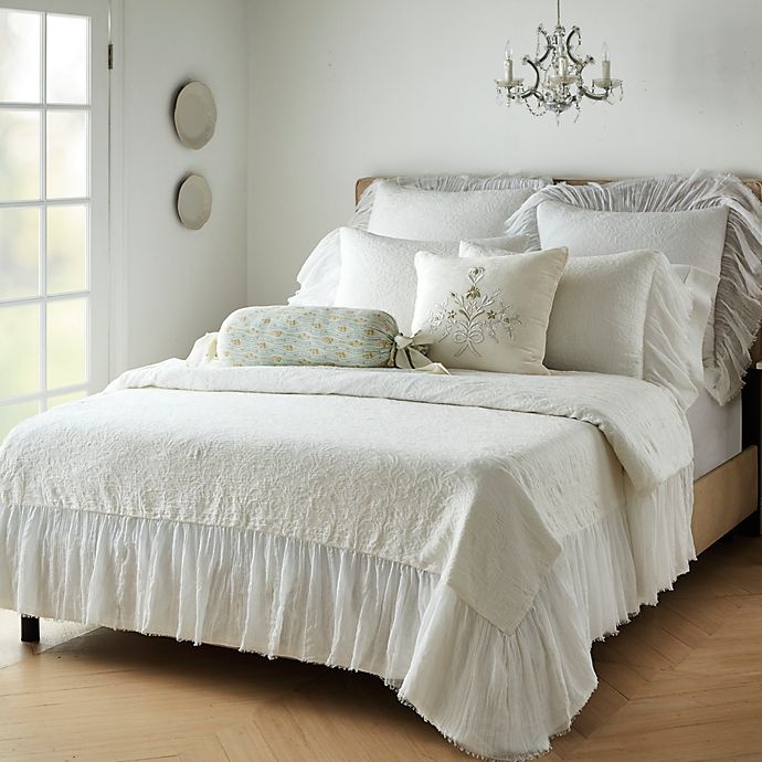 slide 1 of 1, Wamsutta Vintage Saint Veran King Bedspread Set - Bright White, 2 ct