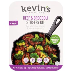 Kevin's Natural Foods Beef & Broccoli Stir-Fry Kit 16 oz
