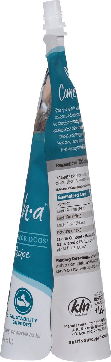 slide 9 of 16, NutriSource Come-Pooch-a Chicken Bone Broth Recipe Topper for Dogs 12 fl oz, 12 fl oz