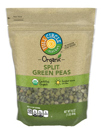 slide 1 of 1, Full Circle Market Split Green Peas, 16 oz