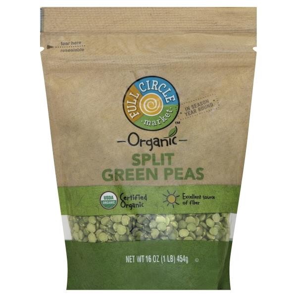 slide 1 of 1, Full Circle Market Split Green Peas, 16 oz