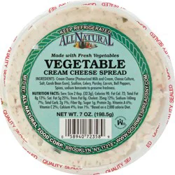 All Natural Cream Cheese Spread - 7 oz
