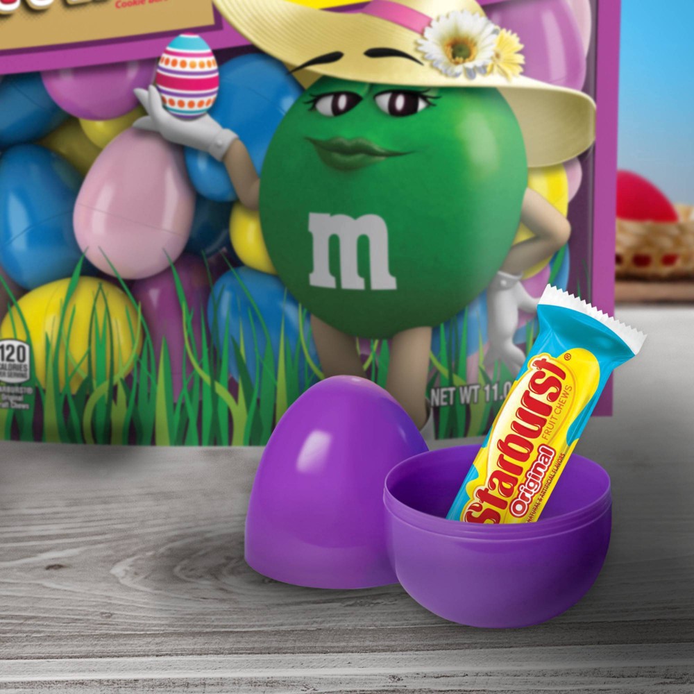 slide 3 of 7, Mars Candy M&Ms Twix & Starburst Candy Filled Easter Eggs, 11.04 oz