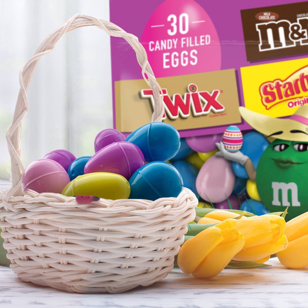 slide 7 of 7, Mars Candy M&Ms Twix & Starburst Candy Filled Easter Eggs, 11.04 oz