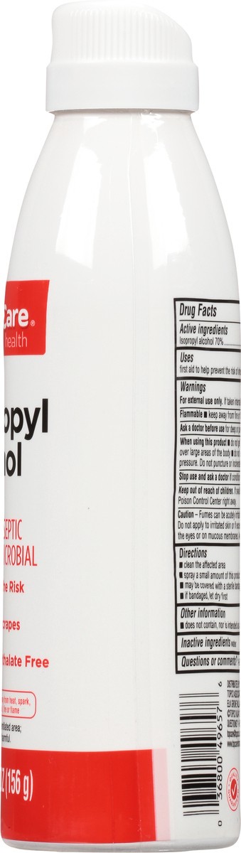 slide 4 of 16, TopCare Health 70% Isopropyl Alcohol Spray 5.5 oz, 5.5 oz