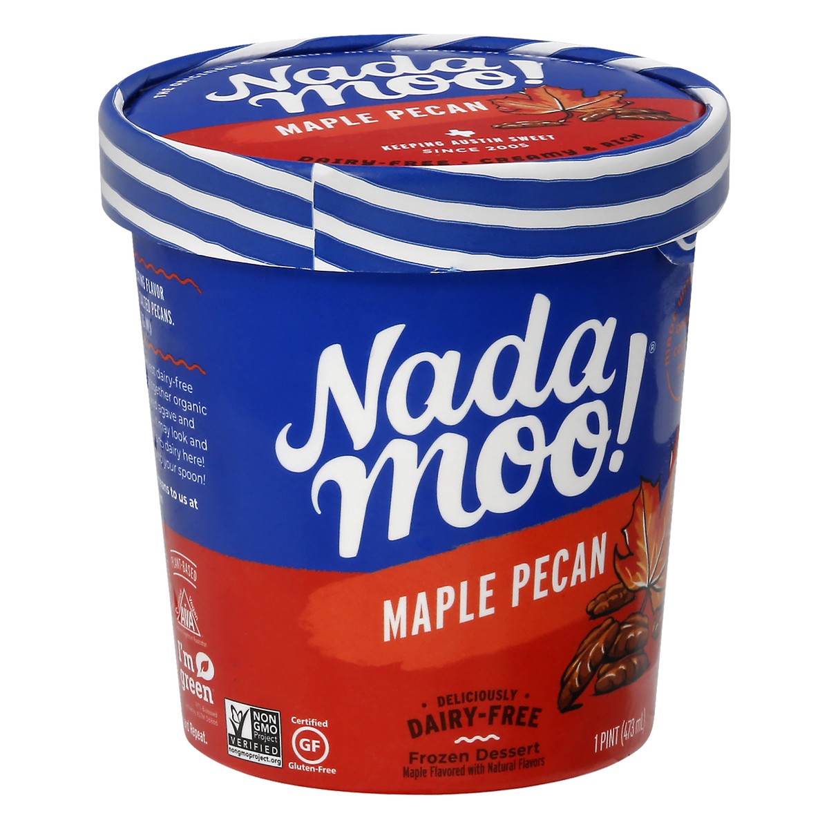 slide 2 of 13, NadaMoo Dairy Free Maple Pecan Frozen Dessert 1 pt, 1 pint