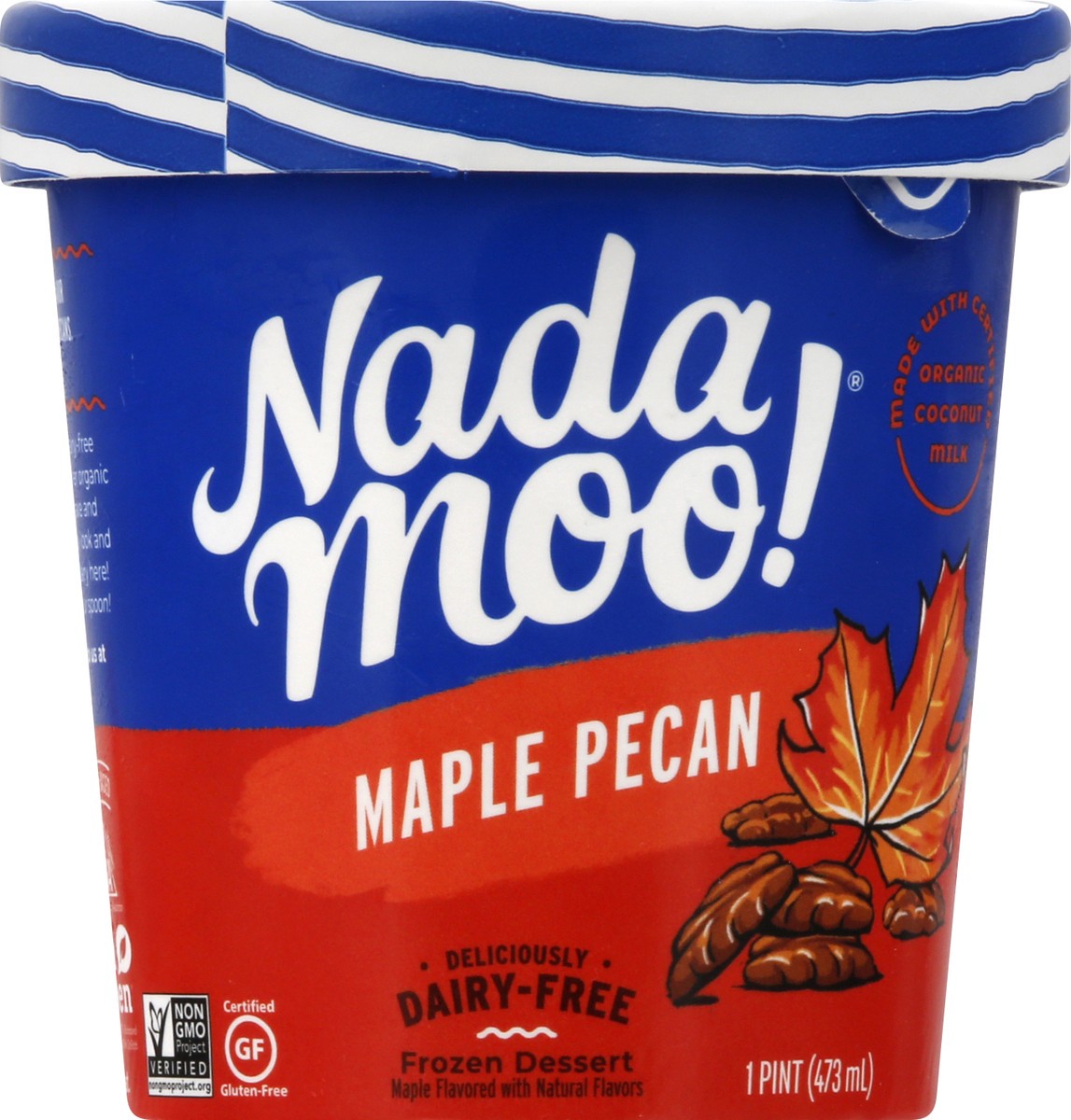 slide 10 of 13, NadaMoo Dairy Free Maple Pecan Frozen Dessert 1 pt, 1 pint