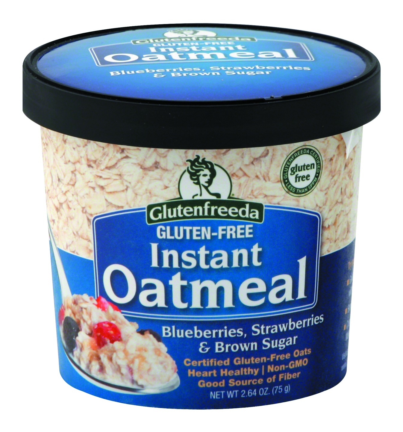 slide 1 of 1, Glutenfreeda Foods Inc Oatmeal Blueberries Strawberries Brown Sugar, 2.64 oz