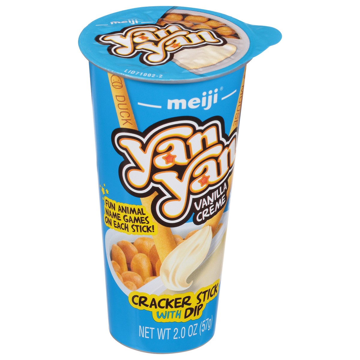 slide 2 of 9, Yan Yan Meiji Vanilla Cream Cookie Dip Cone, 2 oz