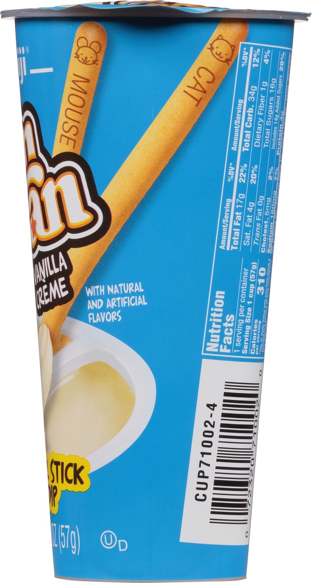 slide 8 of 9, Yan Yan Meiji Vanilla Cream Cookie Dip Cone, 2 oz