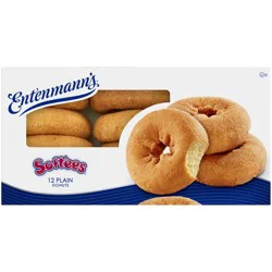 Entenmann's Plain Donuts, 12 count, 17 oz
