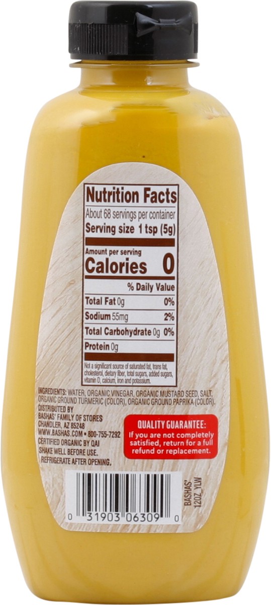 slide 11 of 13, Bashas Organic Yellow Mustard, 12 oz