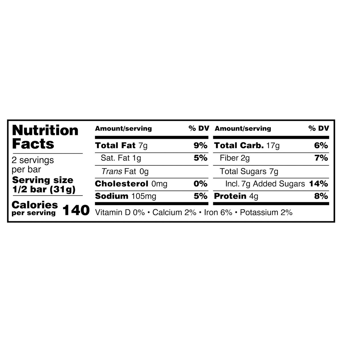 slide 6 of 7, Kate's Real Food White Chocolate Macadamia, 2.2 oz