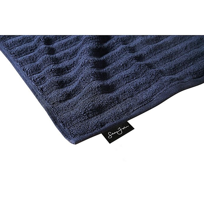 slide 2 of 4, Sean John Zero Twist Bath Towel - Navy, 6 ct