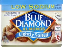 Blue Diamond Low Sodium Almonds 6 oz