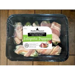 Modern Mamma, Jalapeno Poppers, Bacon Wrapped And Stuffed With Cream Cheese