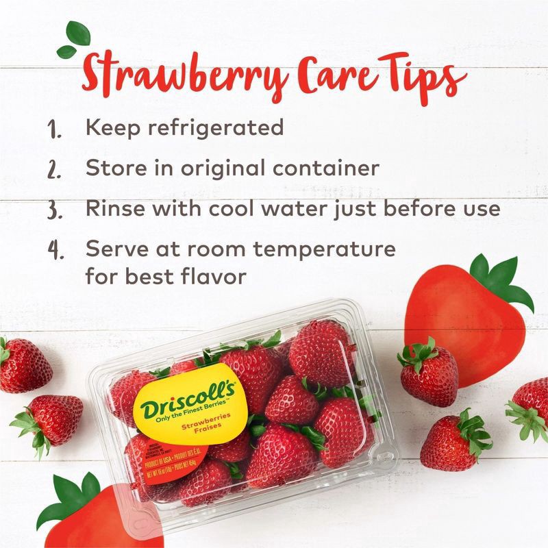 slide 5 of 5, Driscoll's Strawberries in a Heart Shaped Package - 15oz, 15 oz