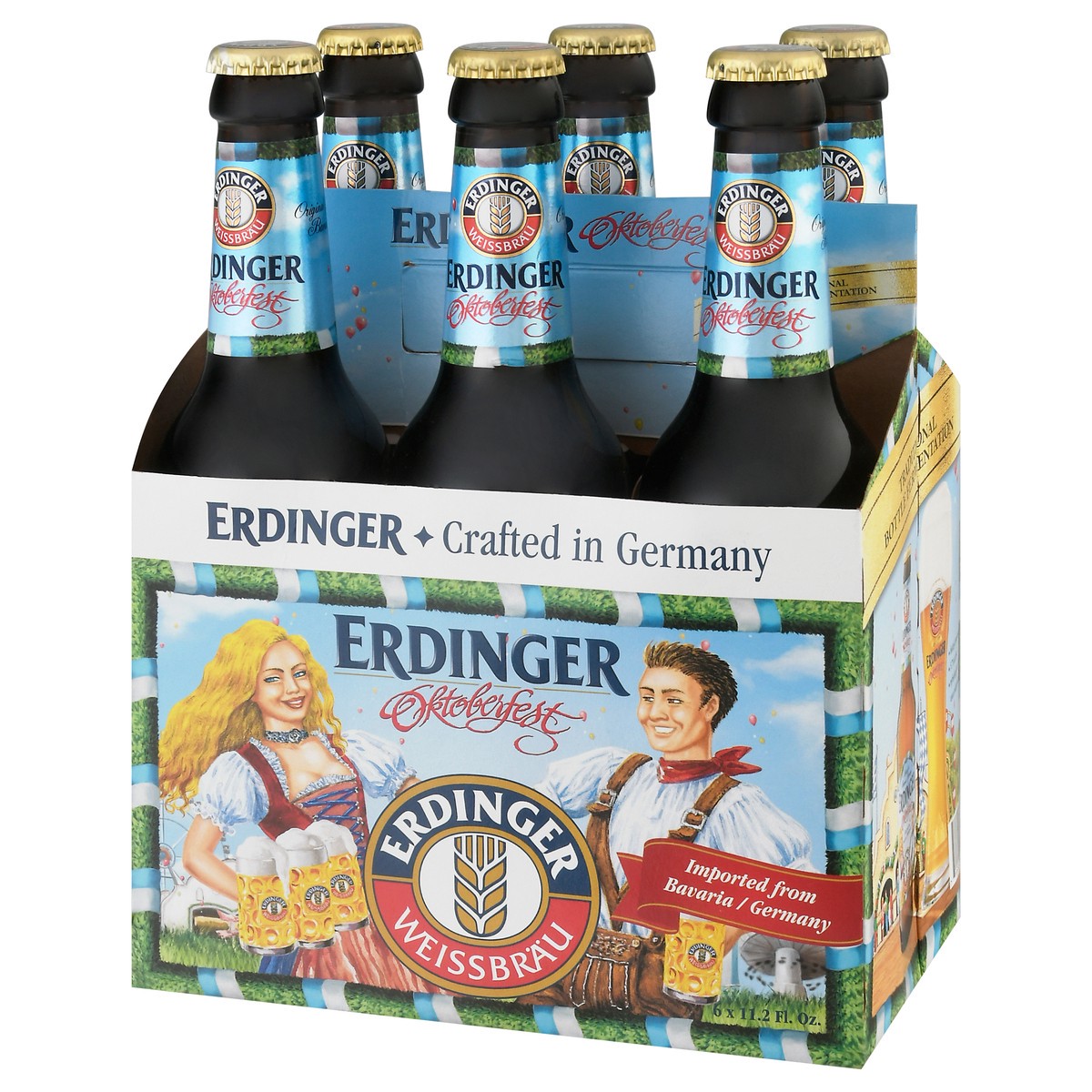 slide 5 of 11, Erdinger Weissbräu Erdinger Oktoberfest Beer 6-6 fl oz Bottles, 4 ct; 12 oz