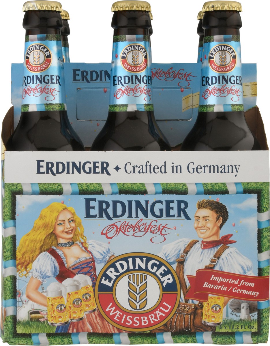 slide 8 of 11, Erdinger Weissbräu Erdinger Oktoberfest Beer 6-6 fl oz Bottles, 4 ct; 12 oz