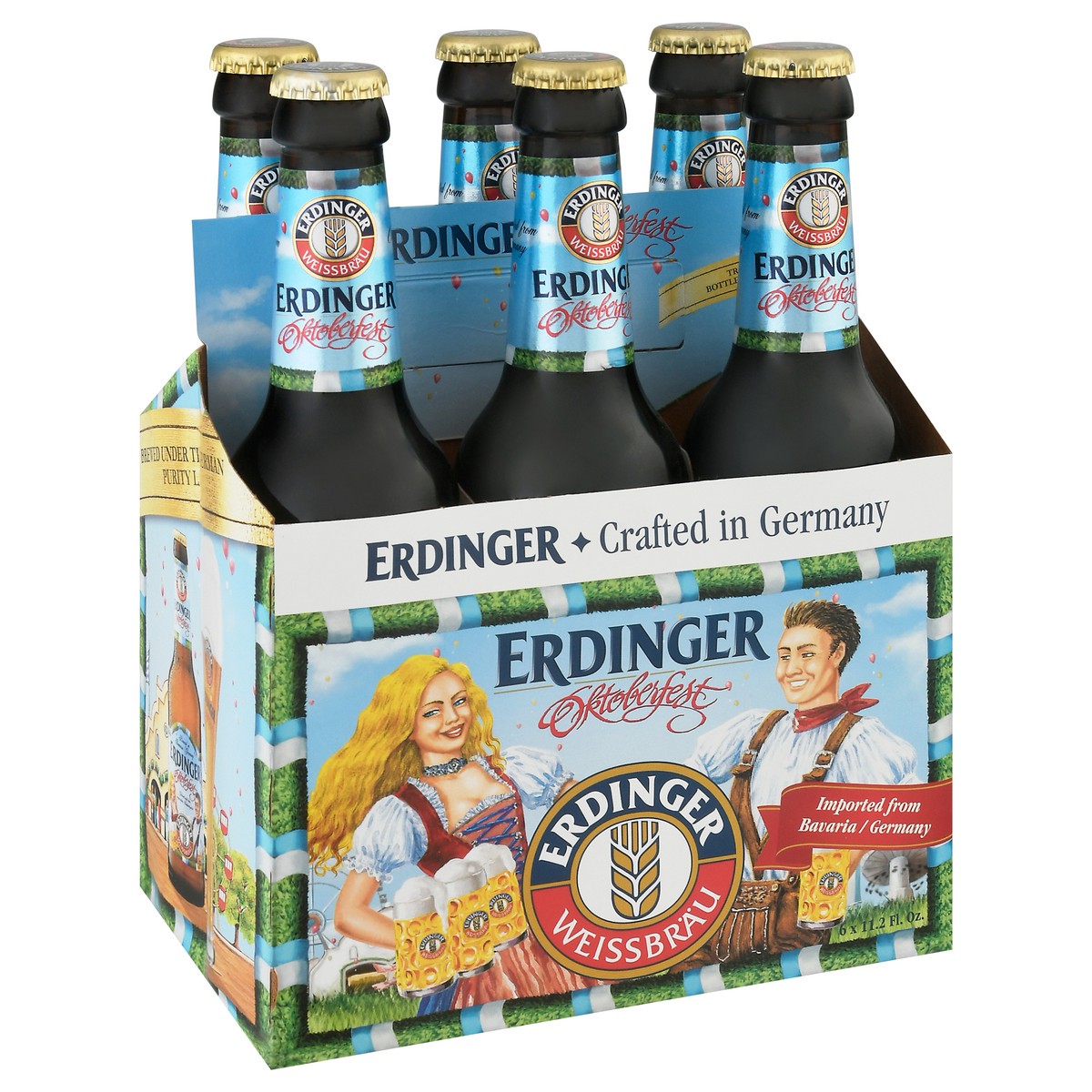 slide 9 of 11, Erdinger Weissbräu Erdinger Oktoberfest Beer 6-6 fl oz Bottles, 4 ct; 12 oz