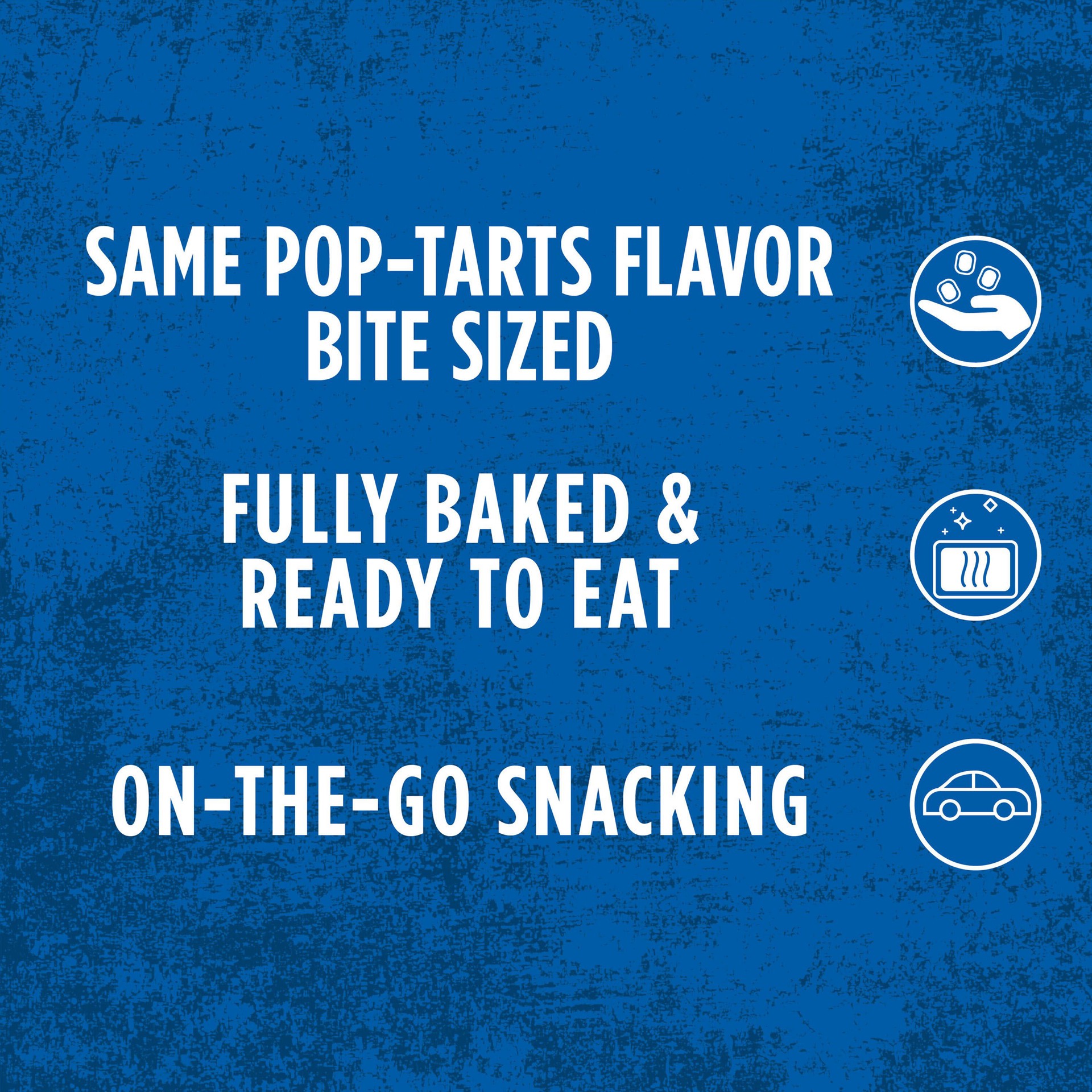 slide 5 of 5, Pop-Tarts Baked Pastry Bites, Frosted Blueberry, 7 oz, 5 Count, 7 oz