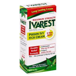 Ivarest Double Relief Formula Maximum Strength Poison Ivy Itch Cream 2 oz