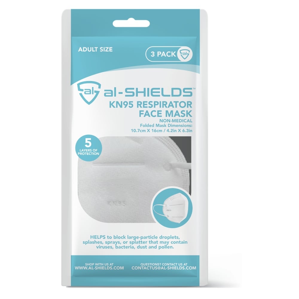 al shields 3 ply disposable face mask