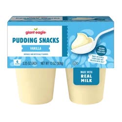 Giant Eagle Vanilla Pudding Snacks - 13 oz