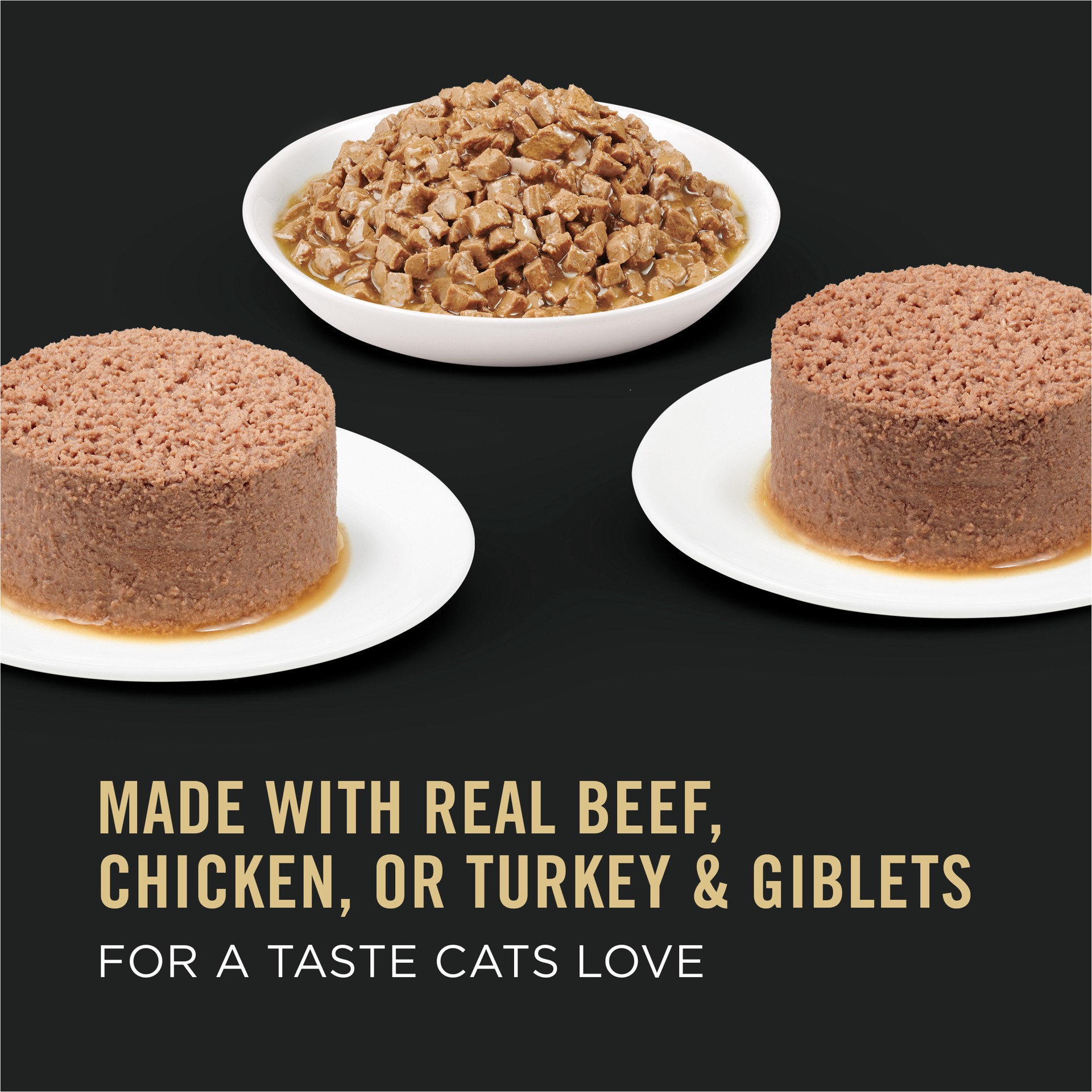 slide 2 of 9, Purina Pro Plan Urinary Cat Food Wet Variety Pack Urinary Tract Health Chicken, Beef and Chicken, and Turkey and Giblets, 9 lb