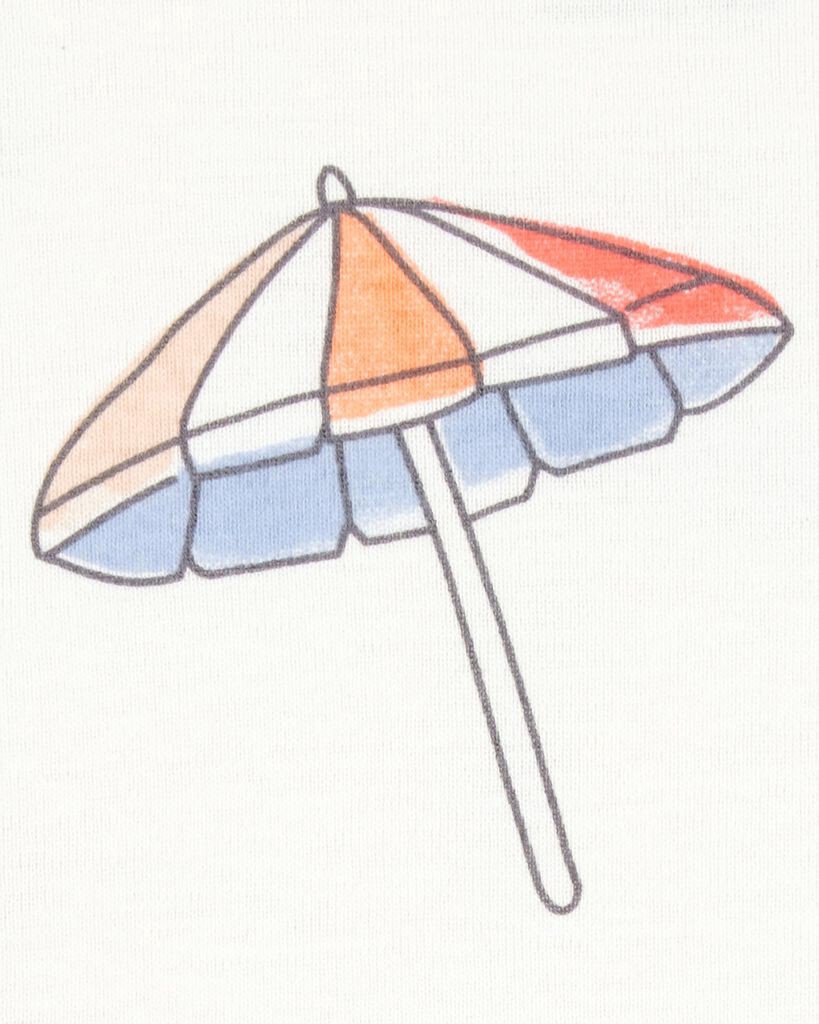 slide 3 of 3, Carter's Toddler 4-Piece Beach Crab 100% Snug Fit Cotton Pajamas - Orange Orange 2T, 4 pc