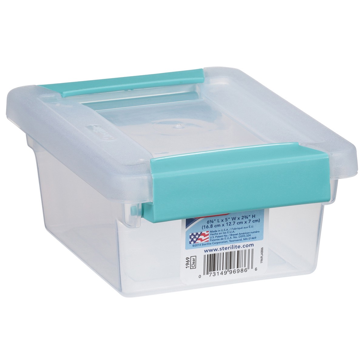 slide 9 of 9, Sterilite Mini Clip Box - Clear, 1 ct