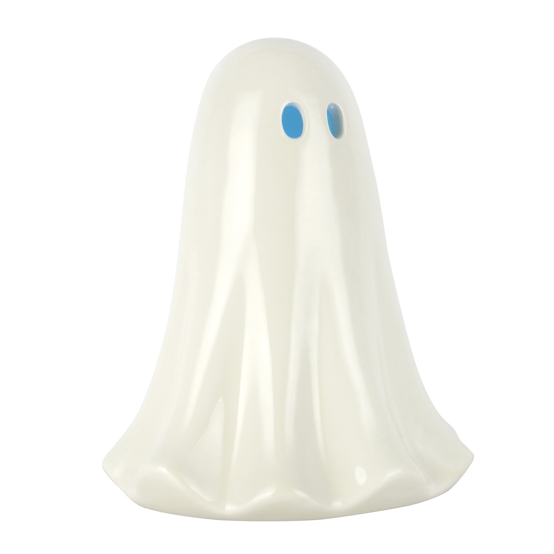 slide 4 of 5, 6.5" Light Up Ceramic Ghost Tabletop Decor By Ashland, 5.5 in x 5.3 in x 6.4 in