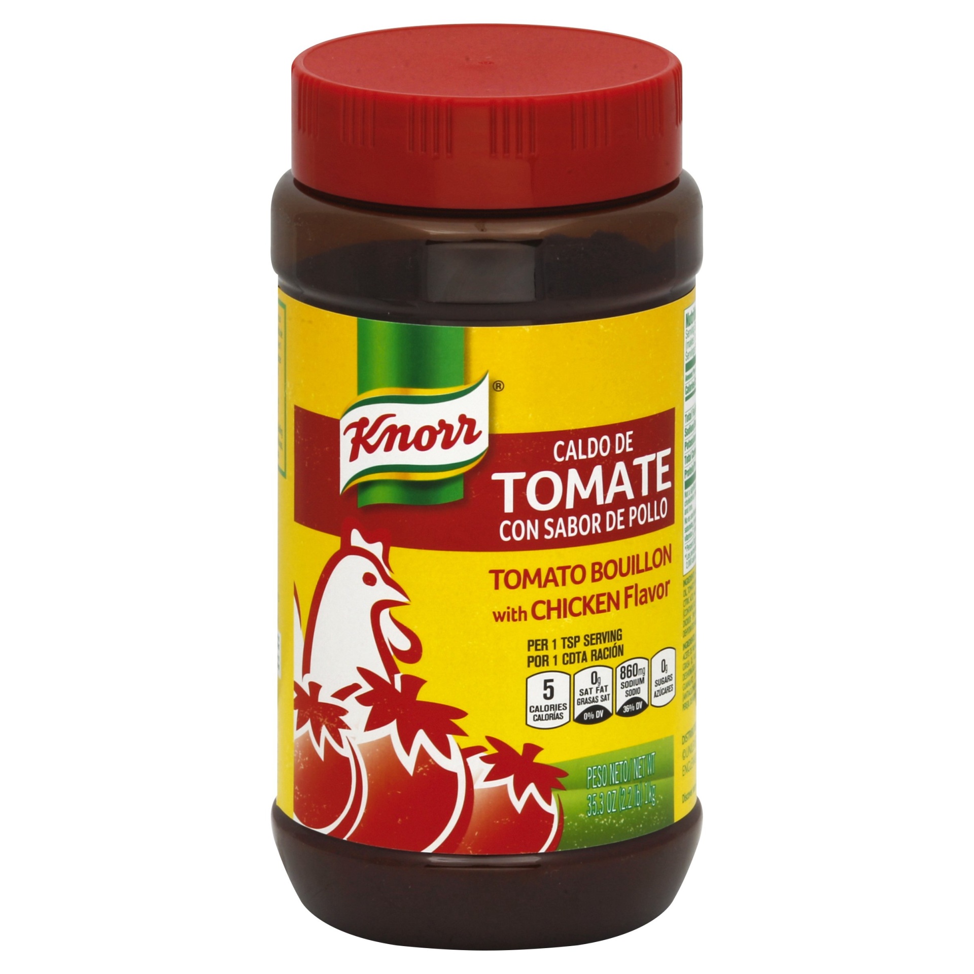 slide 1 of 5, Knorr Hispanic Gran Tomato/Chicken Bouillon, 35.3 oz