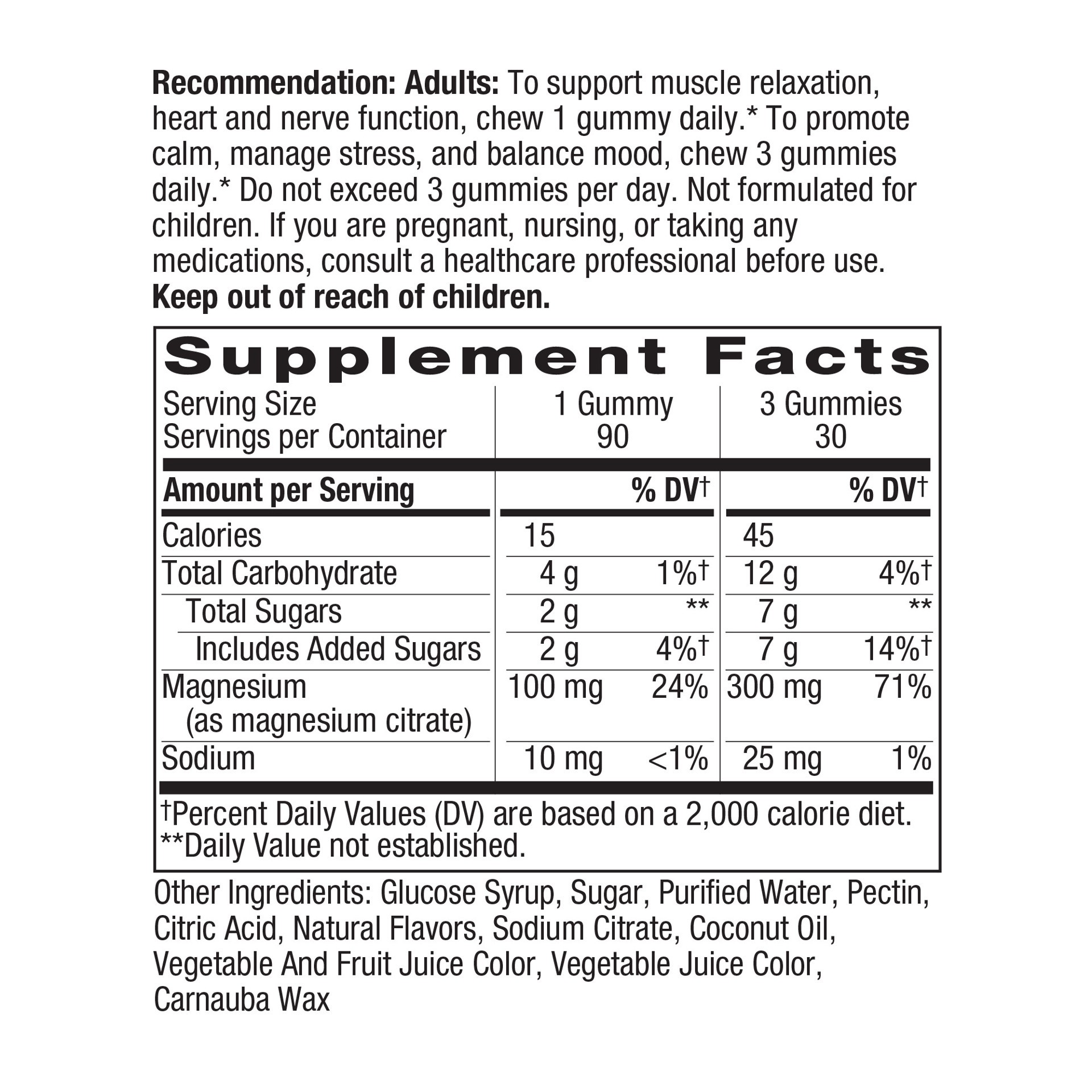 slide 3 of 4, Nature's Way Magnesium Gummy, 90 ct