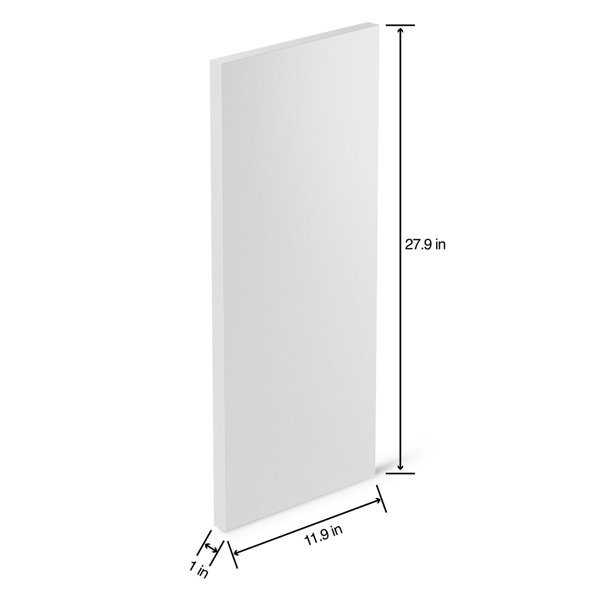 slide 2 of 8, Floracraft Smoothfōm White Foam Sheet, 1 in x 11.9 in x 27.9 in