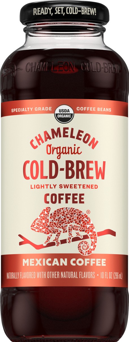 slide 7 of 8, Chameleon Cold-Brew Organic Mexican Coffee, 10 fl oz