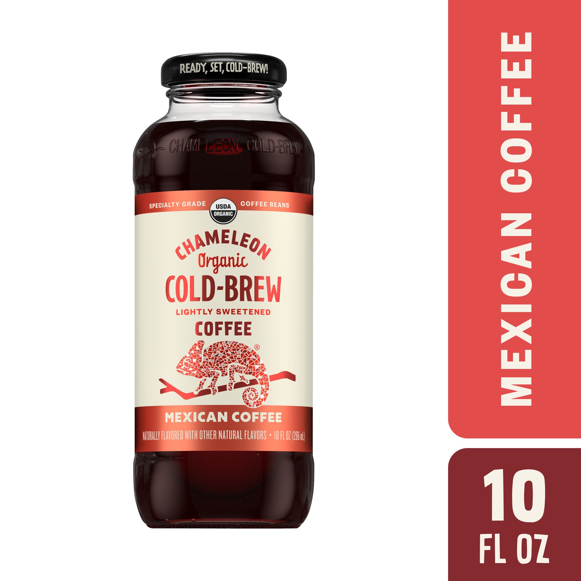 slide 1 of 8, Chameleon Cold-Brew Organic Mexican Flavored Cold Brew Coffee, 10 fl oz