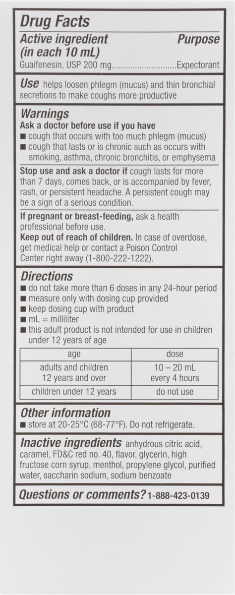 slide 2 of 17, TopCare Health 200 Mg Adult Original Flavor Tussin 4 oz, 4 fl oz