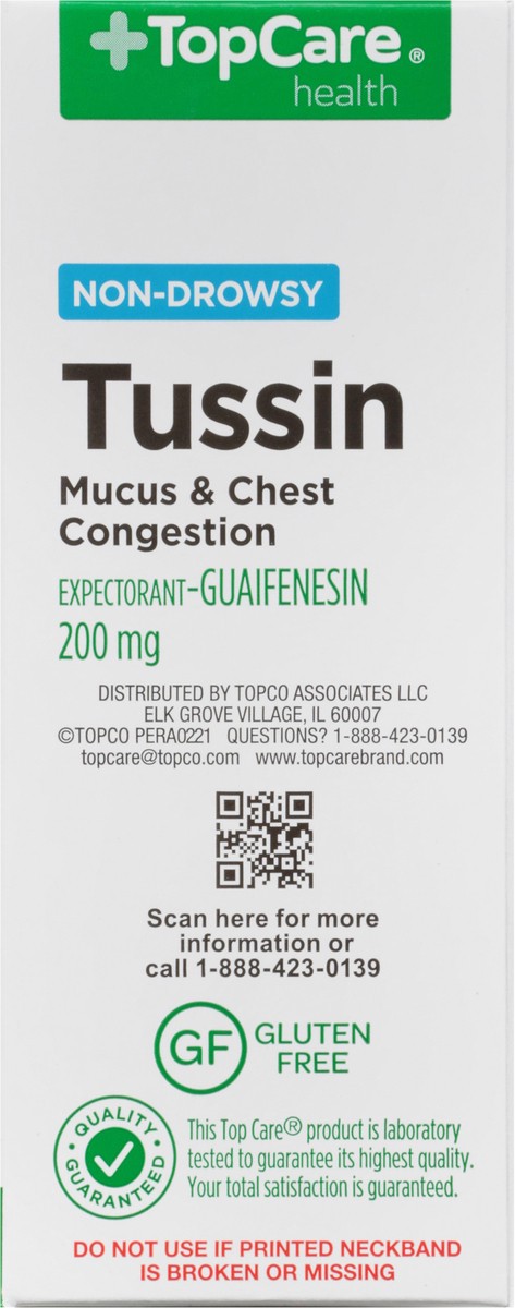 slide 12 of 17, TopCare Health 200 Mg Adult Original Flavor Tussin 4 oz, 4 fl oz