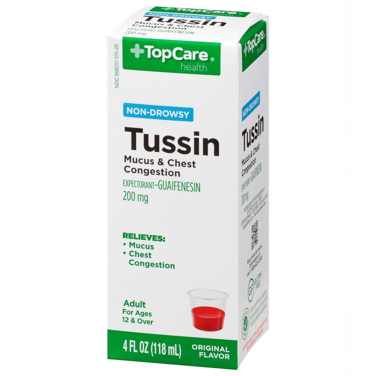 slide 11 of 17, TopCare Health 200 Mg Adult Original Flavor Tussin 4 oz, 4 fl oz