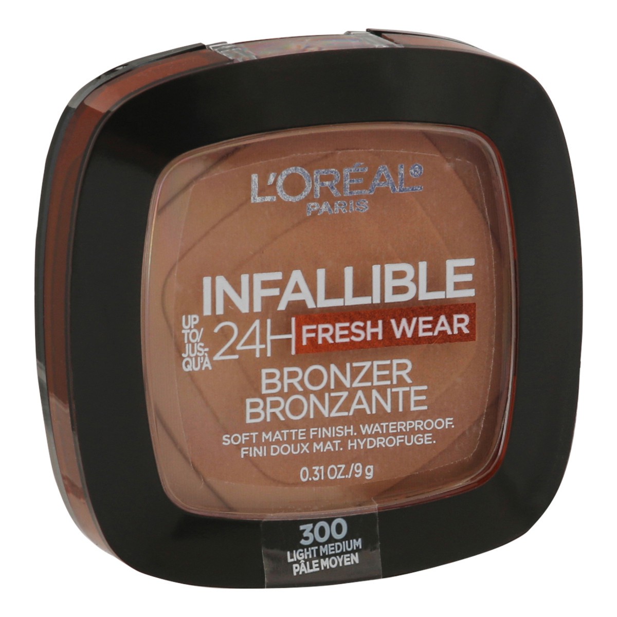 slide 7 of 9, L'Oréal Infallible Bronzer Light Med, 0.31 oz