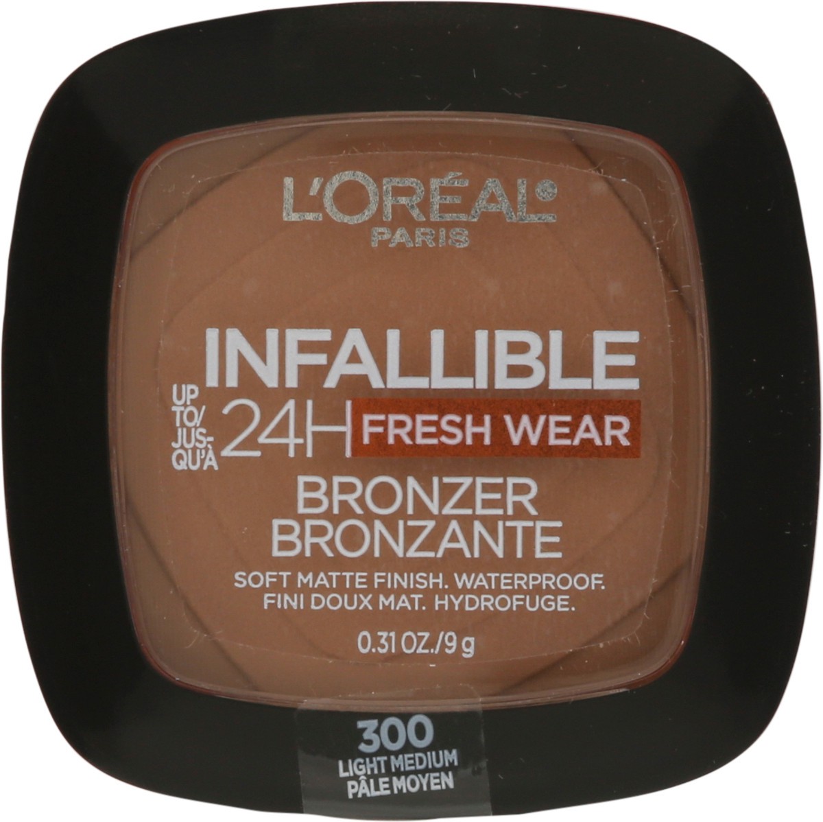 slide 6 of 9, L'Oréal Infallible Bronzer Light Med, 0.31 oz