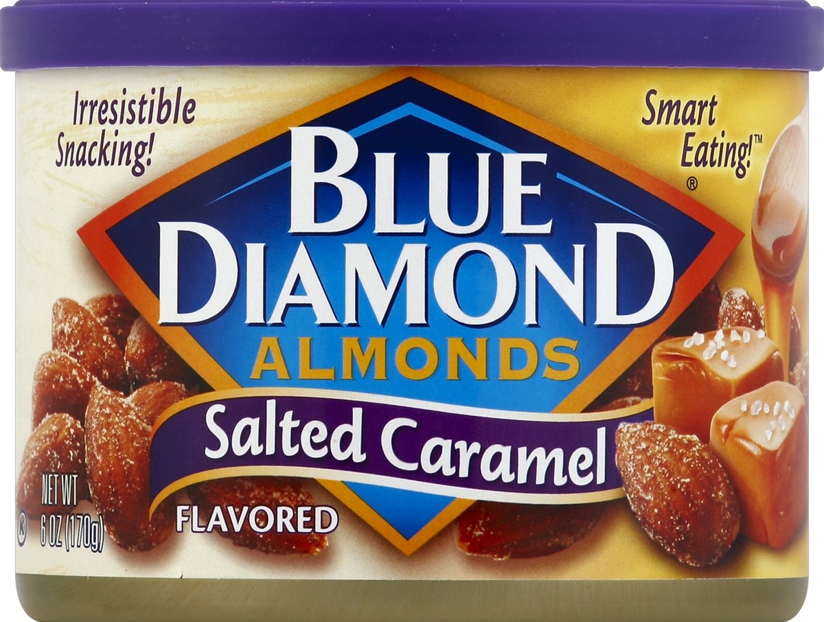 slide 2 of 3, Blue Diamond Salted Caramel 6oz Almonds, 6 oz