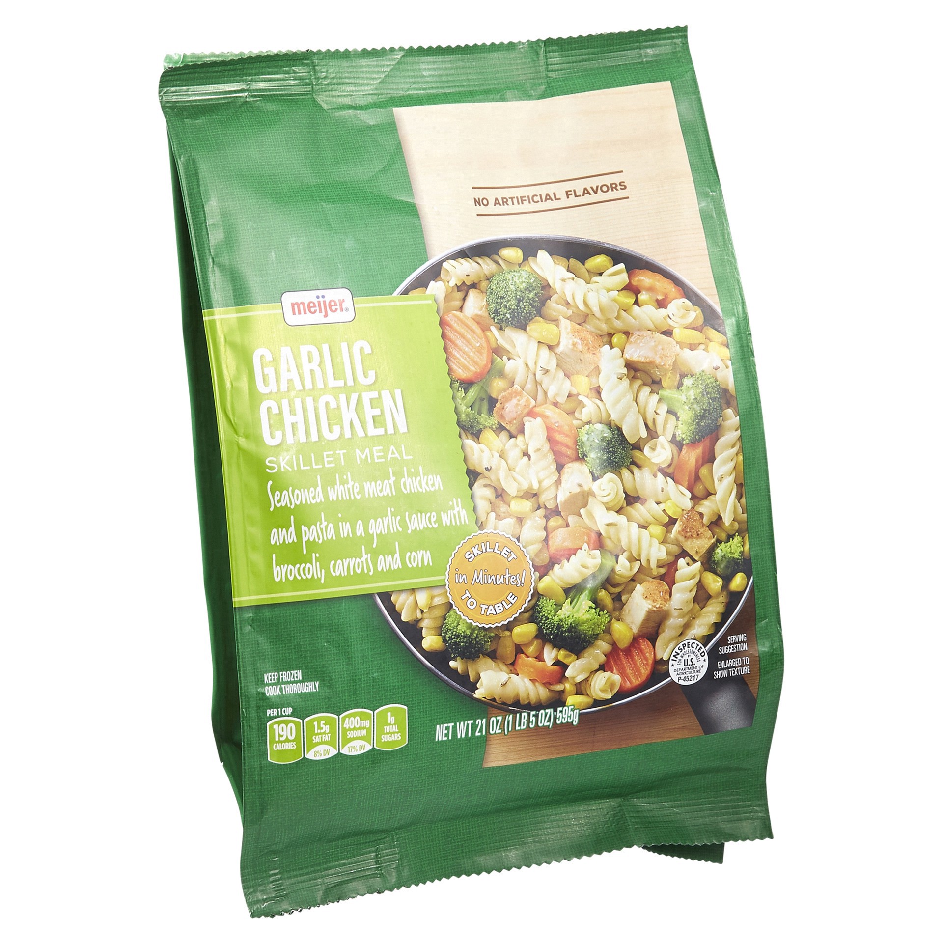 slide 23 of 25, Meijer Garlic Chicken Skillet Meal, 21 oz
