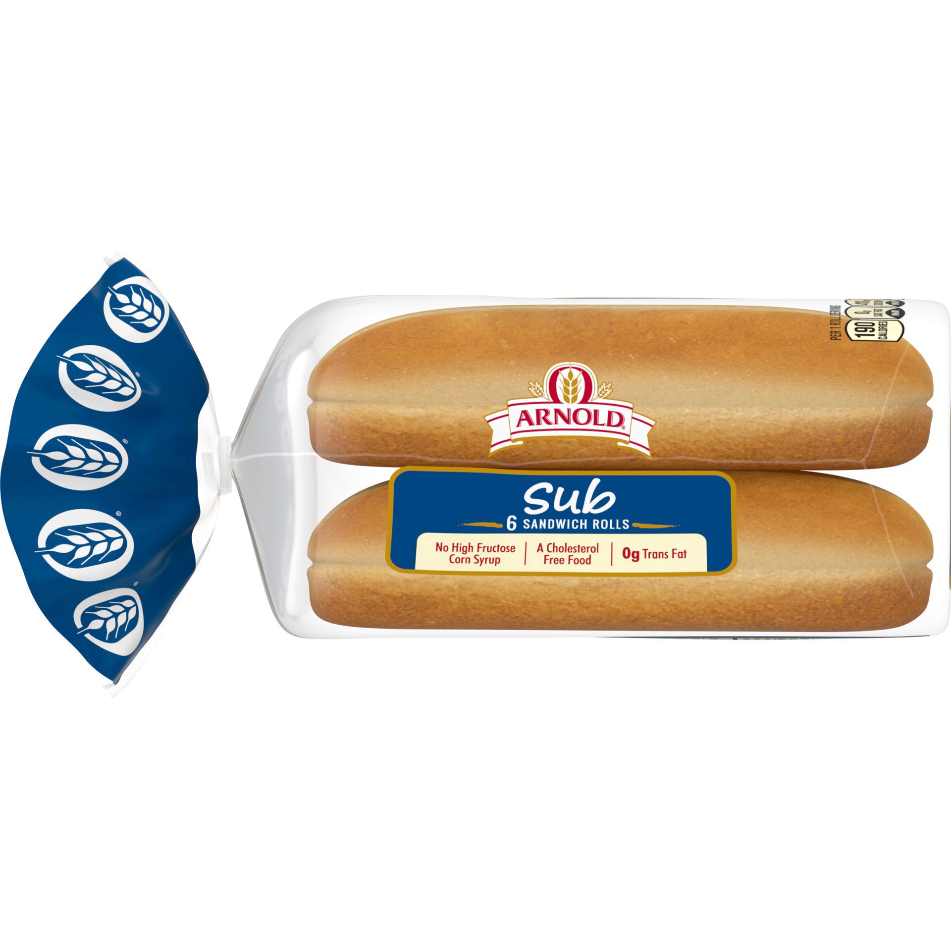 slide 6 of 9, Arnold Sub Rolls, 6 count, 15 oz, 6 ct